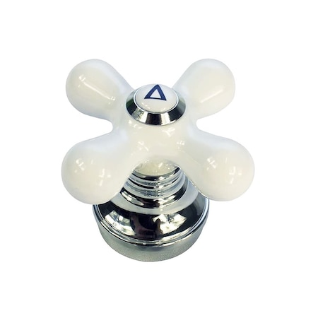 Thrifco Plumbing Porcelain Cross-Arm Faucet Handle, Price Pfister, Base and Dive 9400009